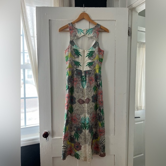 Corey Lynn Calter Anthropologie Women’s Floral Print Wide Leg Jumpsuit Size 2 - Picture 8 of 8